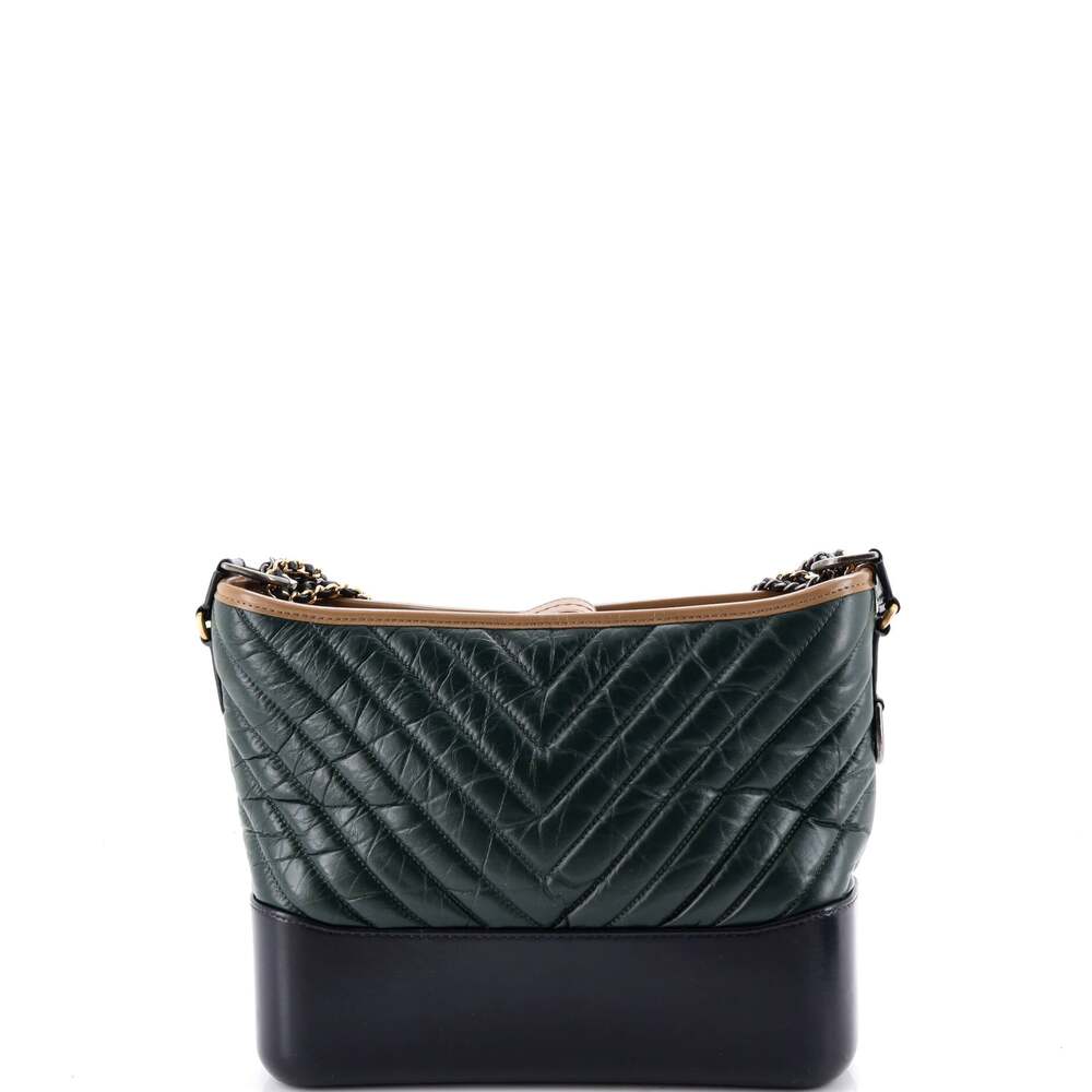 Chanel Gabrielle Hobo Chevron Aged #242211C18B - Picture 3 of 7